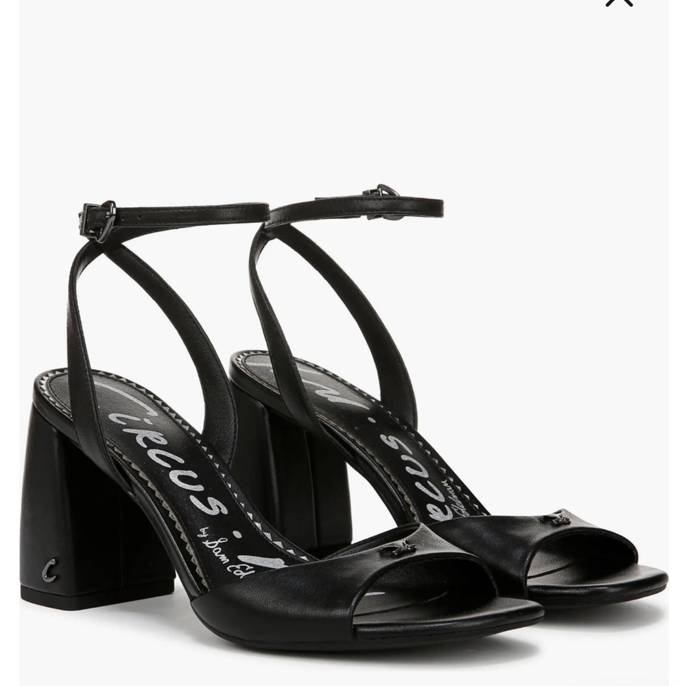 Circus by Sam Edelman Black Women's Aria Ankle Strap Sandal